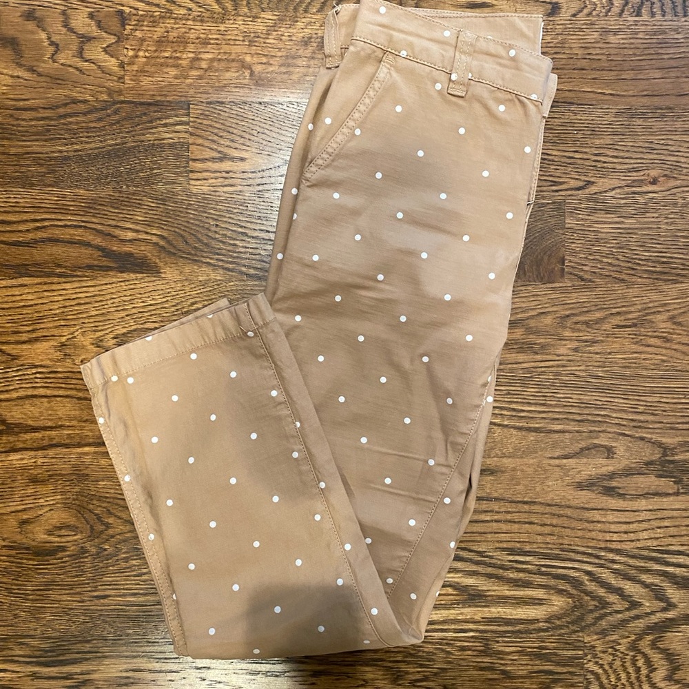 Current/Elliot polka dot khakis